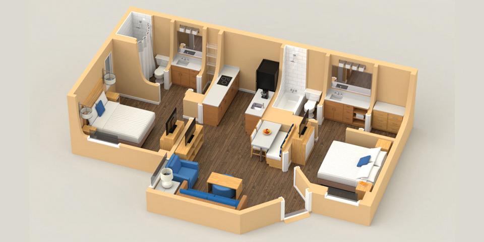 Standard Two Bedroom Suite 